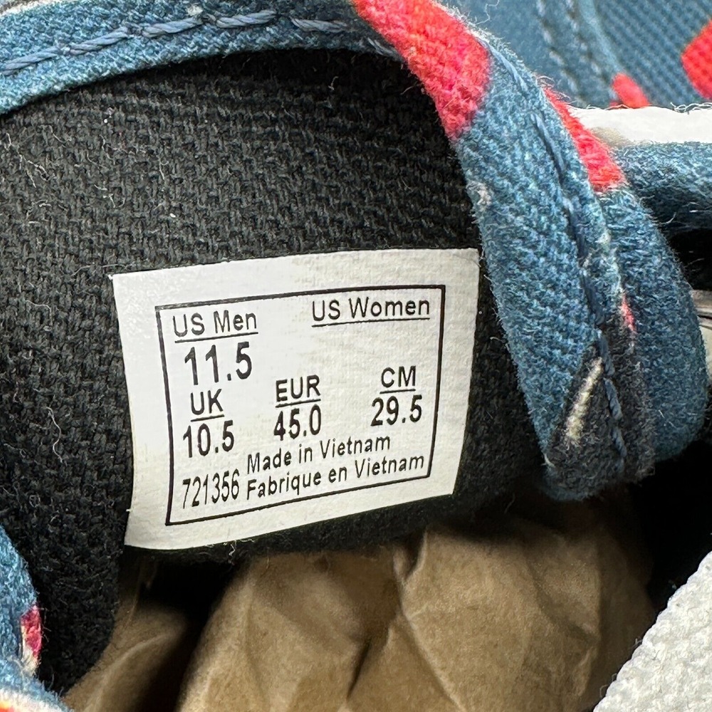 Vans‎ BBQ RED SOLO CUP Blue Old Skool Classic Sneakers Men 11.5 Shoes - Picture 6 of 8